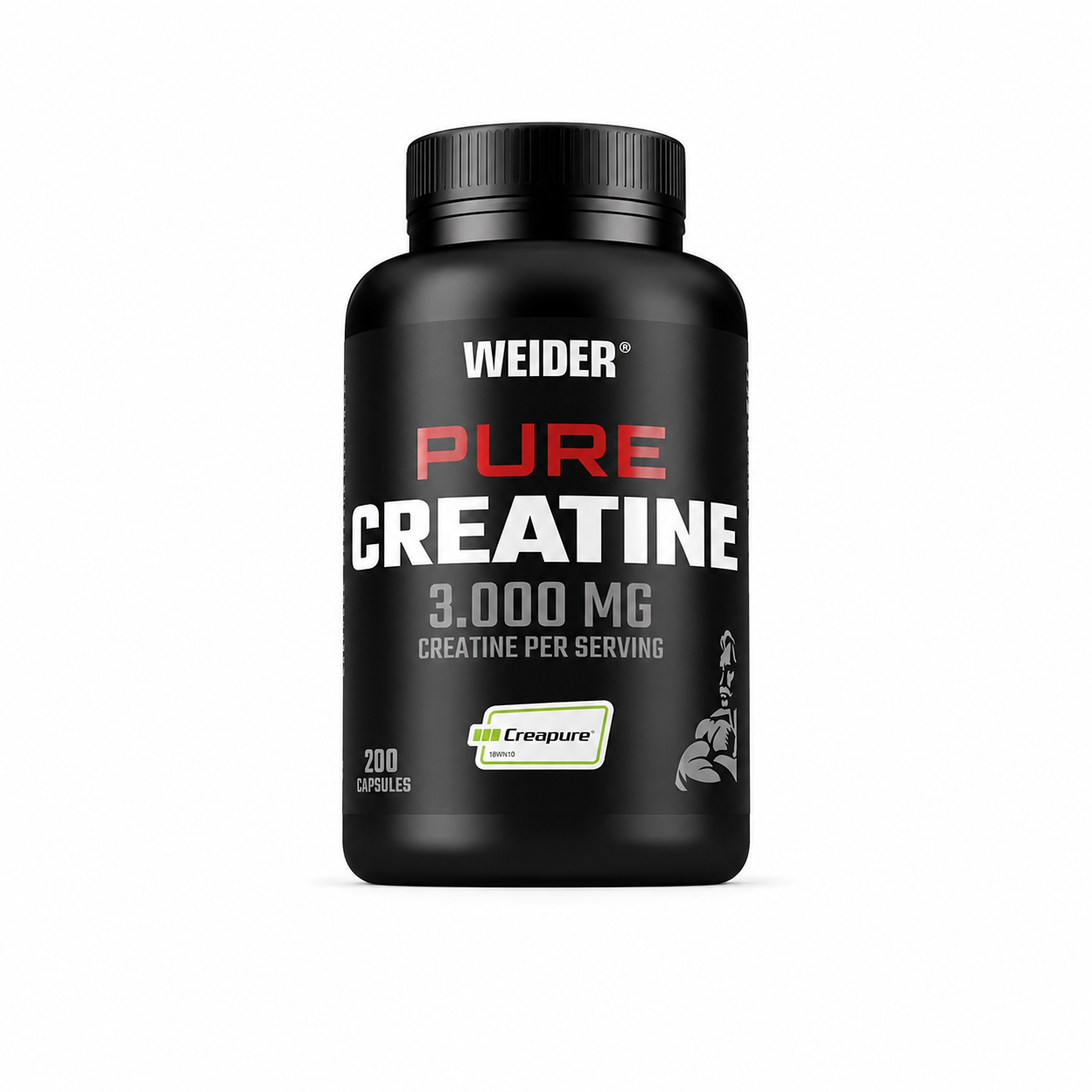 Pure créatine Weider 200 capsules (66 doses)