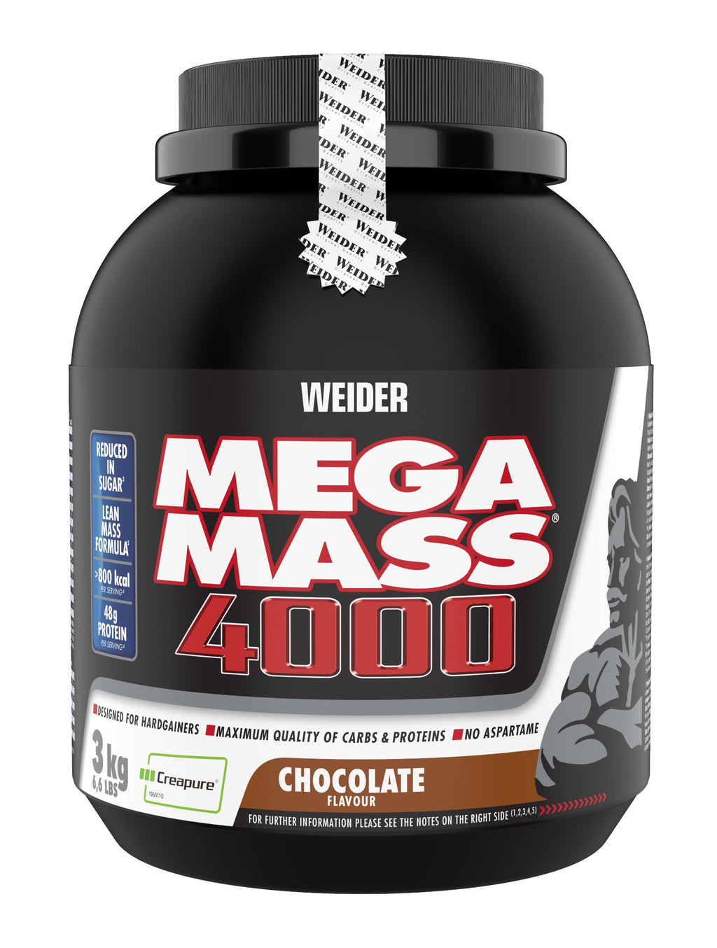 Mega mass 4000 Weider 3kg