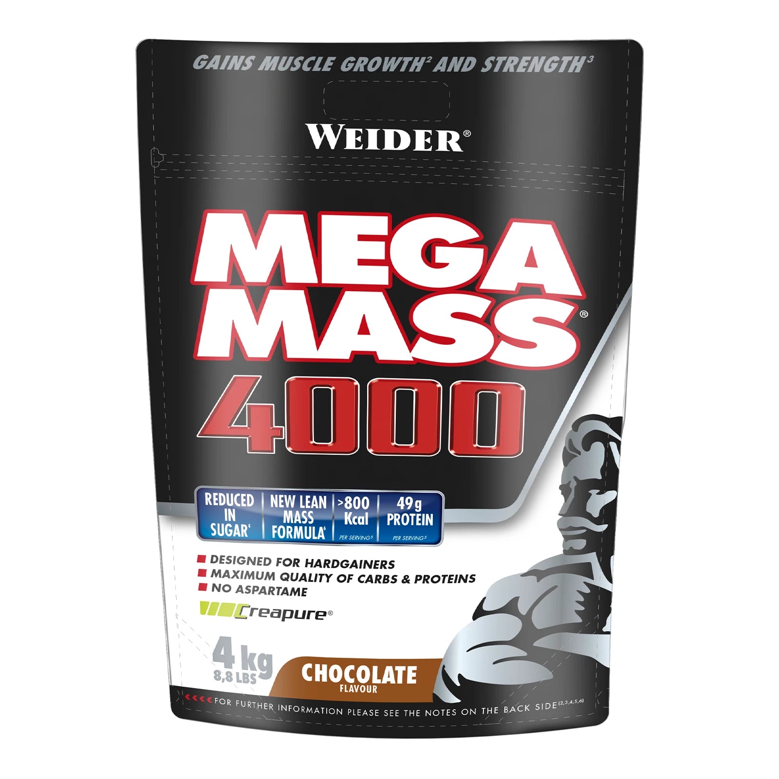 Mega mass 4000 Weider 4kg