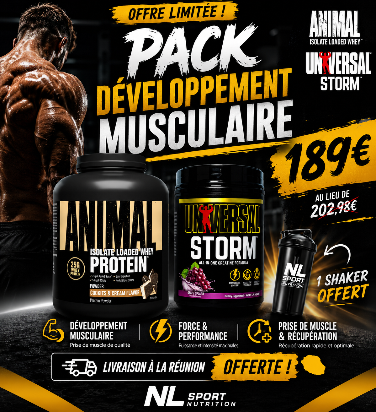 Pack développement musculaire