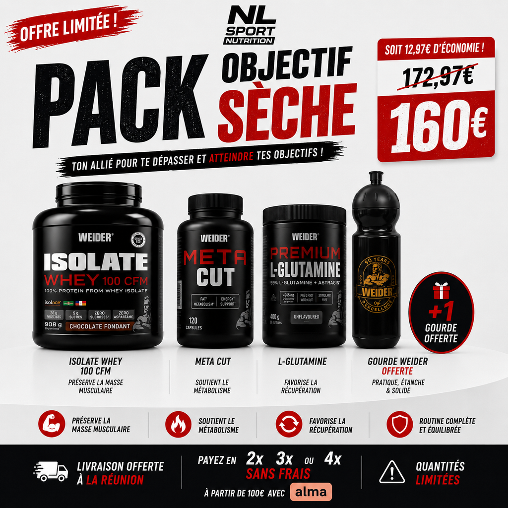 Pack Objectif Sèche Weider
